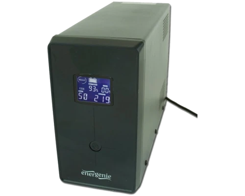 Джерело безперебійного живлення EnerGenie EG-UPS-034 1500ВA аппроксимированная синусоида