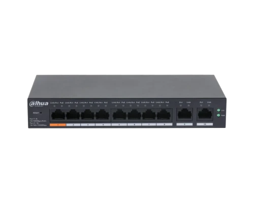 Комутатор 8 портів керований Dahua DH-CS4010-8ET-60 PoE
