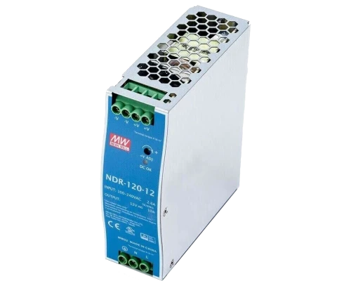 Блок живлення Mean Well NDR-120-12 120Вт 10A 12В на DIN-рейке