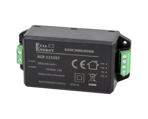 Блок питания Full Energy BGP-125UST 12 В / 5 А