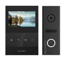 Комплект видеодомофона Slinex SQ-04 Black + ML-17HR Graphite