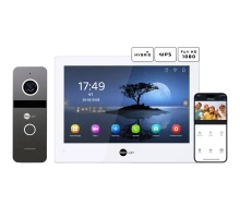 Комплект відеодомофону Neolight ALPHA Hybrid + SOLO FHD Graphite