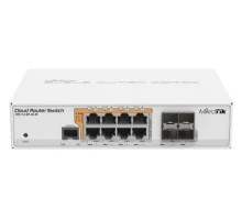 8-портовий керований PoE комутатор MikroTik CRS112-8P-4S-IN