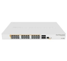 24-портовий керований комутатор MikroTik CRS328-24P-4S+RM