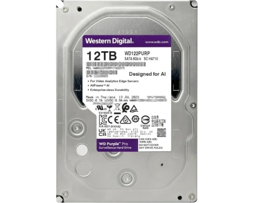 Жесткий диск внутренний Western Digital WD122PURP 12Тб