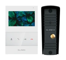 Комплект відеодомофону Slinex SQ-04 White + ML-16HR (черный)