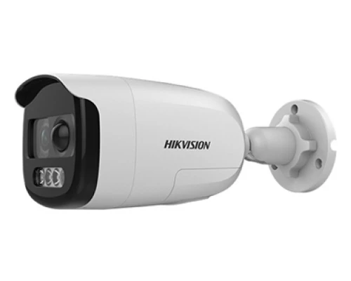 2Мп ColorVu Turbo HD видеокамера с PIR датчиком и сиреной DS-2CE12DFT-PIRXOF (2.8 мм)