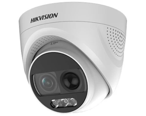 2Мп ColorVu Turbo HD с PIR и сиреной DS-2CE72DFT-PIRXOF (2.8 мм)