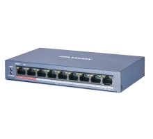 8 портовий POE комутатор Hikvision DS-3E0109P-E/M(B)