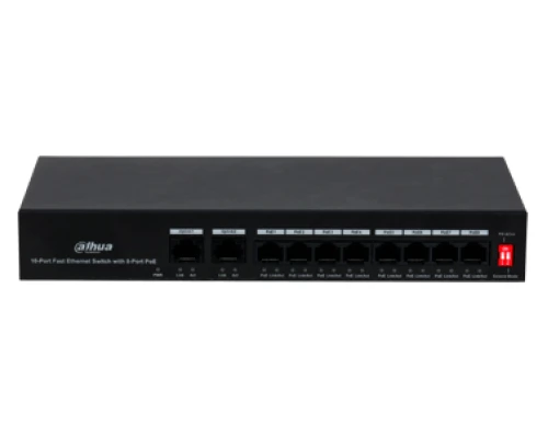 8-портовый коммутатор с 8 РоЕ портами DH-PFS3010-8ET-65