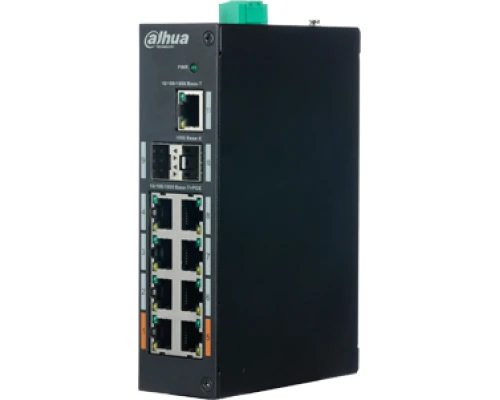 8-портовый неуправляемый гигабитный PoE коммутатор DH-PFS3211-8GT-120