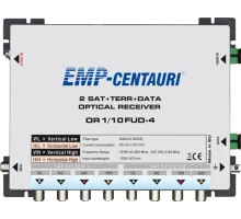 Приймач  оптичний 2 SAT, TERR, DATA, OR1/10FUD-4