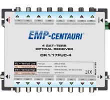 Приймач оптичний 4 SAT, TERR, OR1/17FUC-4