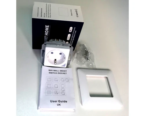 Смарт розетка Wi-Fi Smart-Home BJ-SC28, SmartLife Tuya