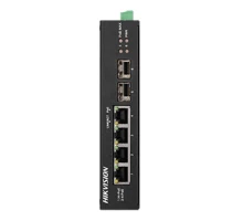 4-портовий некерований POE комутатор Hikvision DS-3T0506HP-E/HS