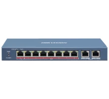 8-портовий некерований POE комутатор Hikvision DS-3E0310HP-E