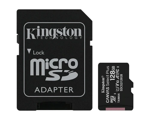 Карта пам’яті Kingston 128 Гб microSDXC U1 V10 A1 (SDCS2/128GBSP)