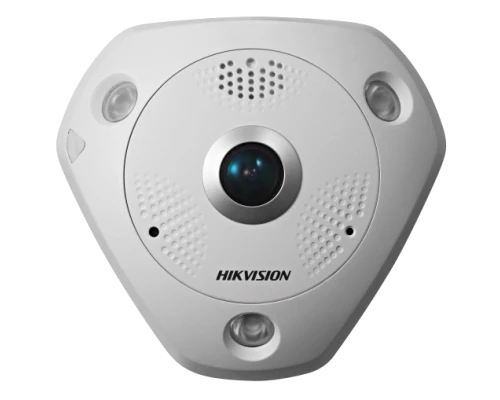 12 МП Fisheye із мікрофоном Hikvision DS-2CD63C5G0E-IVS(2mm)(B)