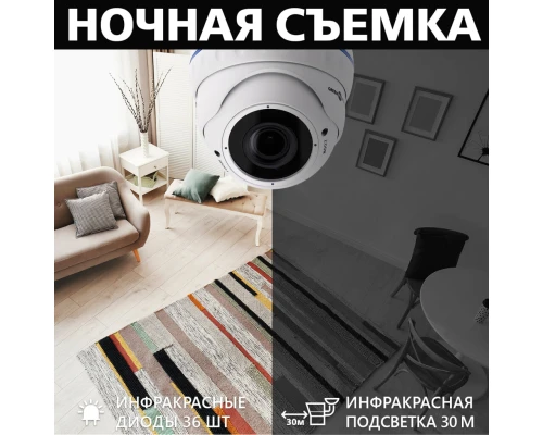 Гібридна антивандальна камера GV-098-GHD-H-DOF50V-30