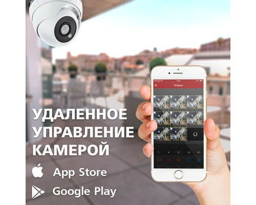 Купольная IP камера GV-073-IP-H-DOА14-20 3МР