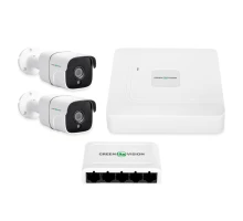 Комплект відеоспостереження на 2 камери GV-IP-K-W68/02 4MP (Lite)