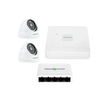 Комплект відеоспостереження на 2 камери GV-IP-K-W67/02 4MP (Lite)