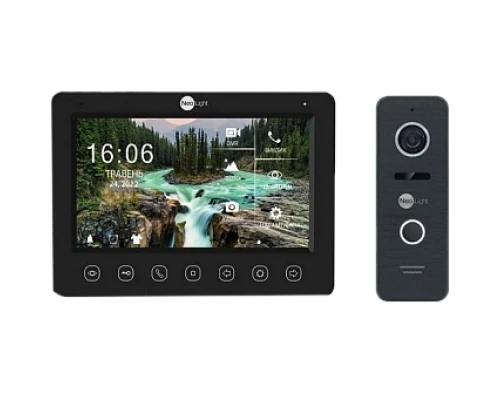 Комплект відеодомофону NeoLight NeoKIT HD WF B/Graphite