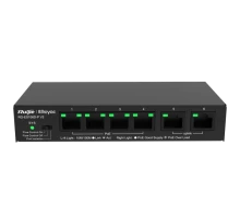 6-портовый настольный неуправляемый PoE коммутатор Ruijie Reyee RG-ES106D-P V2