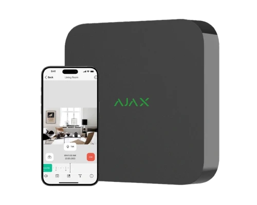 Мережевий відеореєстратор Ajax NVR (16ch) (8EU) black