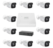 Комплект відеоспостереження на 9 камер GV-IP-K-W78/09 5MP