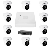 Комплект відеоспостереження на 9 камер GV-IP-K-W77/09 5MP