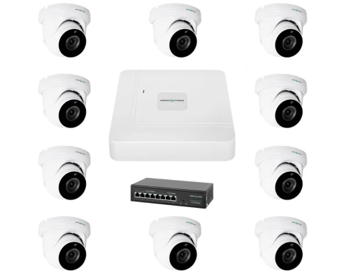 Комплект видеонаблюдения на 9 камер GV-IP-K-W77/09 5MP