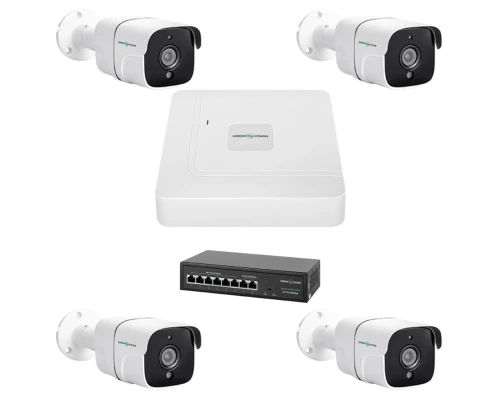 Комплект відеоспостереження на 4 камери GV-IP-K-W75/04 5MP