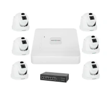 Комплект відеоспостереження на 6 камер GV-IP-K-W71/06 3MP