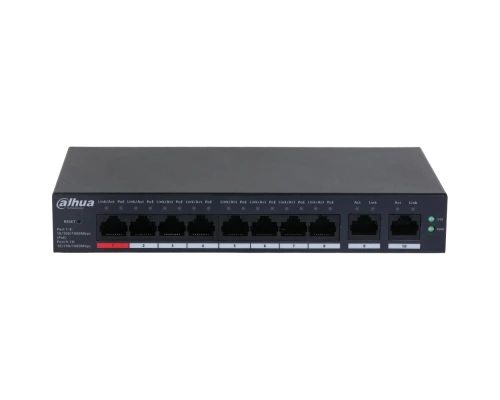 8-портовий гігабітний керований з PoE DH-CS4010-8GT-110