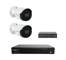 Комплект відеоспостереження на 2 камери 5MP (Ultra AI) GV-IP-K-W80/02