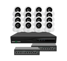 Комплект відеоспостереження на 16 камер GV-IP-K-W83/16 5MP
