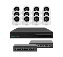 Комплект відеоспостереження на 12 камер GV-IP-K-W84/12 5MP