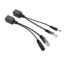 Інжектор пасивний (пара) POE 802.3at (30Вт), Black, OEM Q50