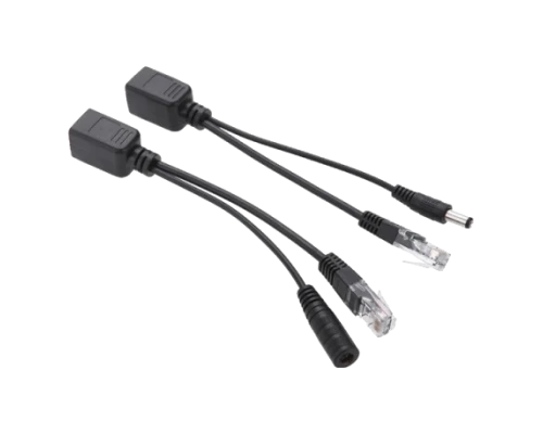 Інжектор пасивний (пара) POE 802.3at (30Вт), Black, OEM Q50