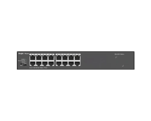 16-портовый гигабитный неуправляемый коммутатор Ruijie Reyee RG-ES116G-L