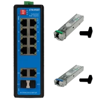 Комплект EW-PIS1712-8FE + SFP-1.25G-20KM-TX/RX