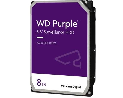 Накопитель HDD Western Digital Purple 8TB 5400rpm 256MB WD85PURZ 3.5 SATA III