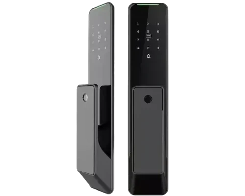 Умный дверной биометрический замок SEVEN LOCK SL-7775BF black