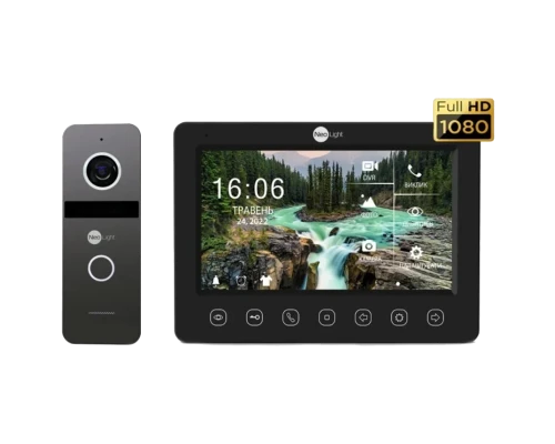 Комплект монітор KAPPA + HD + панель SOLO FHD Neolight NeoKIT FHD Pro B/GRAPHITE